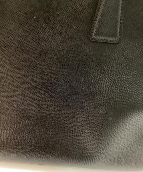 PRADA（プラダ）PRADA (プラダ) ガレリアサフィアーノルクス 2wayレザーハンドバック ブラックの古着・服飾アイテム