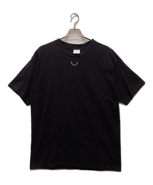 READYMADE（レディメイド）READYMADE (レディメイド) スマイル バックロゴプリントTシャツ ブラック サイズ:XLの古着・服飾アイテム