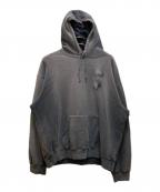 SUPREMEシュプリーム）の古着「オーバーダイド Sロゴ フーデッドスウェットシャツ」｜グレー