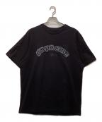 SUPREMEシュプリーム）の古着「Old English Glow S/S Top」｜ブラック