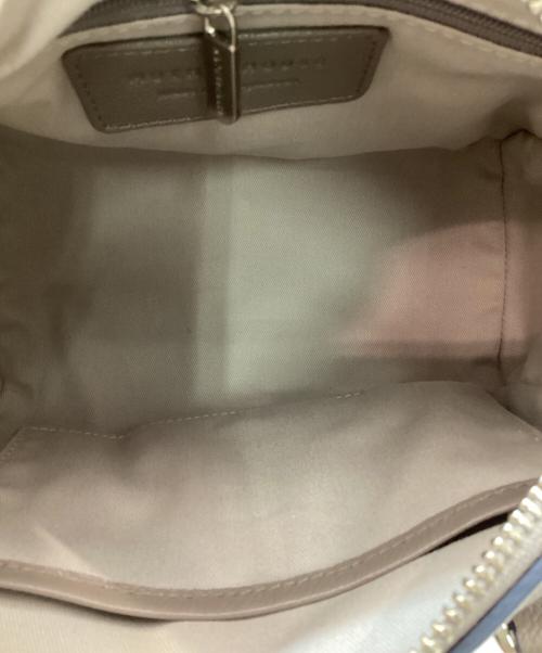 MOTHERHOUSE（マザーハウス）MOTHERHOUSE (マザーハウス) エッジ カラー ミニ ボストン グレージュの古着・服飾アイテム