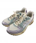 asicsアシックス）の古着「ゲル-カヤノ 14 tローカットスニーカ―」｜アイボリー×パープル/クリーム×バイオレ