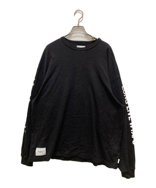WTAPS（ダブルタップス）WTAPS (ダブルタップス) LXLXW LS TEE クロスボーン ブラック サイズ:X03の古着・服飾アイテム