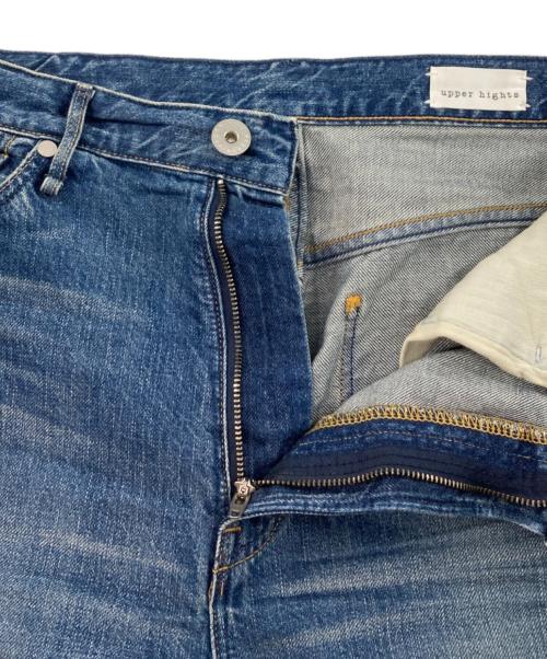upper hights（アッパーハイツ）upper hights (アッパーハイツ) 別注 THE TAYLOR ワイドフレアデニム インディゴ(VINTAGE DARK BLUE) サイズ:26の古着・服飾アイテム