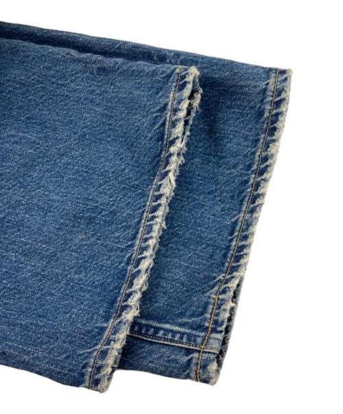 upper hights（アッパーハイツ）upper hights (アッパーハイツ) 別注 THE TAYLOR ワイドフレアデニム インディゴ(VINTAGE DARK BLUE) サイズ:26の古着・服飾アイテム