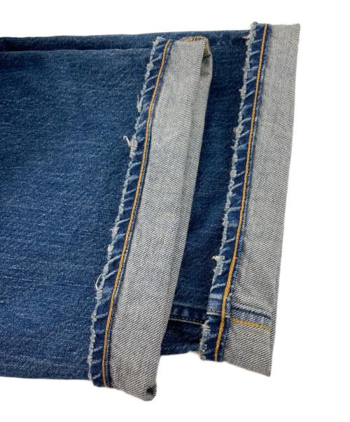 upper hights（アッパーハイツ）upper hights (アッパーハイツ) 別注 THE TAYLOR ワイドフレアデニム インディゴ(VINTAGE DARK BLUE) サイズ:26の古着・服飾アイテム