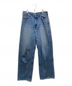 upper hightsアッパーハイツ）の古着「THE NIECE ハイライズストレート デニム」｜ブルー