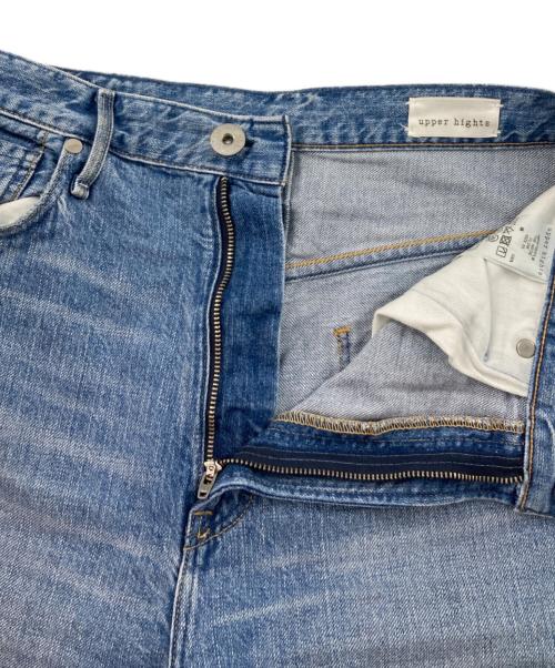 upper hights（アッパーハイツ）upper hights (アッパーハイツ) THE NIECE ハイライズストレート デニム ブルー サイズ:25の古着・服飾アイテム