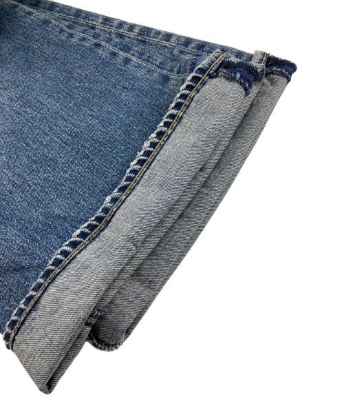 Plage（プラージュ）Plage (プラージュ) セイヒンカコウセンタープレスデニムパンツ ブルー サイズ:40の古着・服飾アイテム