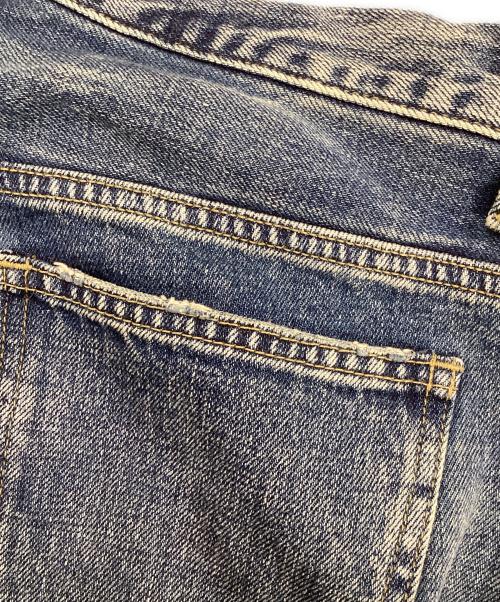 Plage（プラージュ）Plage (プラージュ) セイヒンカコウセンタープレスデニムパンツ ブルー サイズ:40の古着・服飾アイテム