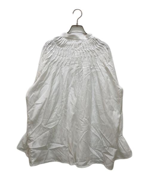 journal standard L'essage（ジャーナルスタンダード レサージュ）journal standard L'essage (ジャーナルスタンダード レサージュ) ピンタックブラウス ホワイト サイズ:ＦＲＥＥ　　の古着・服飾アイテム