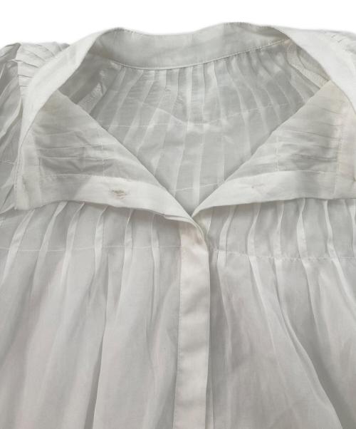 journal standard L'essage（ジャーナルスタンダード レサージュ）journal standard L'essage (ジャーナルスタンダード レサージュ) ピンタックブラウス ホワイト サイズ:ＦＲＥＥ　　の古着・服飾アイテム