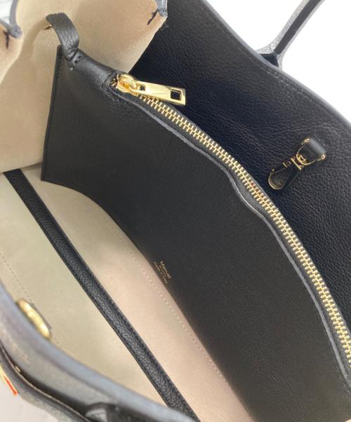 Manuel MILANO（マニュエルミラノ）Manuel MILANO (マニュエルミラノ) ゴールドモチーフバッグ ブラックの古着・服飾アイテム