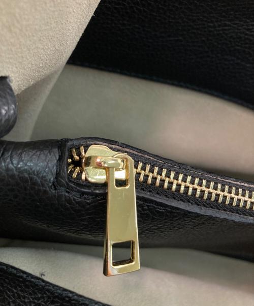 Manuel MILANO（マニュエルミラノ）Manuel MILANO (マニュエルミラノ) ゴールドモチーフバッグ ブラックの古着・服飾アイテム