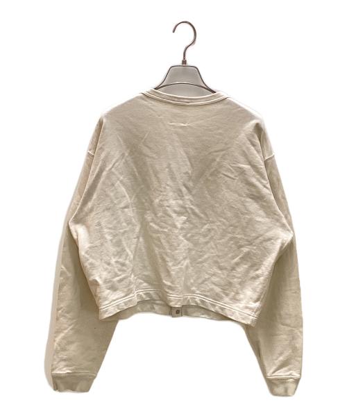 DANTON（ダントン）DANTON (ダントン) ドットボタンクルーネックカーディガン アイボリー サイズ:36の古着・服飾アイテム