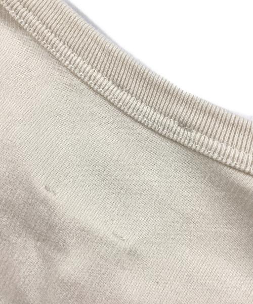 DANTON（ダントン）DANTON (ダントン) ドットボタンクルーネックカーディガン アイボリー サイズ:36の古着・服飾アイテム