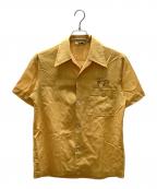 OLYMPIANオリンピアン）の古着「ヴィンテージボウリングシャツ」｜イエロー