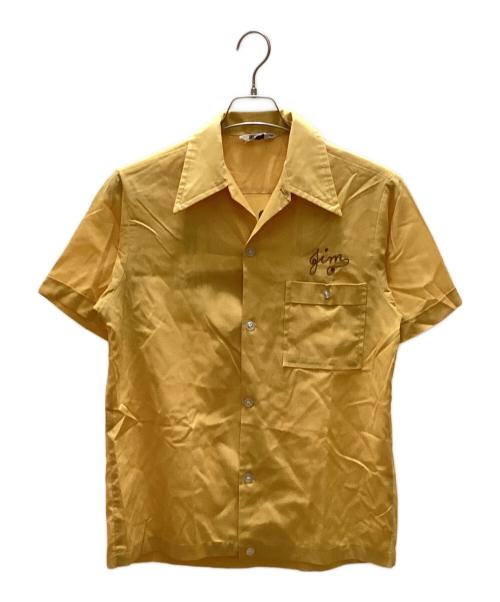 OLYMPIAN（オリンピアン）OLYMPIAN (オリンピアン) ヴィンテージボウリングシャツ イエロー サイズ:-の古着・服飾アイテム