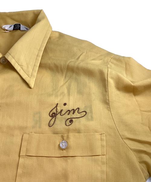 OLYMPIAN（オリンピアン）OLYMPIAN (オリンピアン) ヴィンテージボウリングシャツ イエロー サイズ:-の古着・服飾アイテム