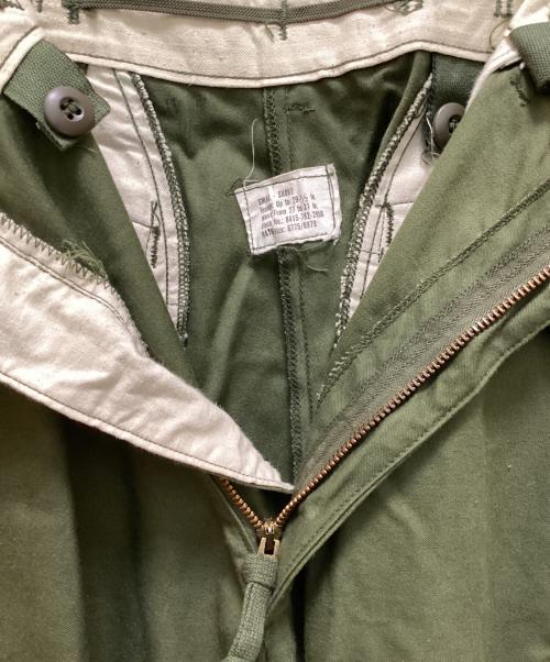 US ARMY（ユーエスアーミー）US ARMY (ユーエスアーミー) 70's M-65 フィールドカーゴパンツ オリーブ サイズ:Sの古着・服飾アイテム