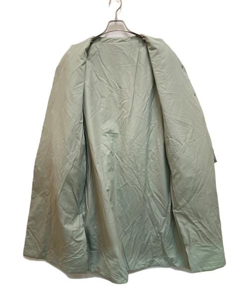 plantation（プランテーション）plantation (プランテーション) ライトリバーダウン/ダウンコート グリーン×グレー サイズ:Mの古着・服飾アイテム