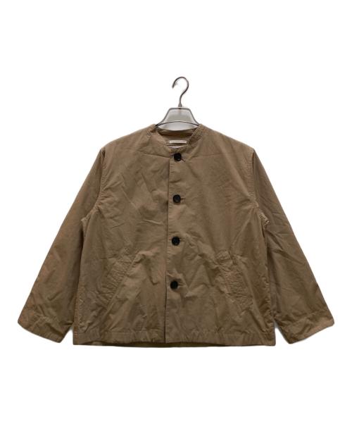 NATURAL LAUNDRY（ナチュラルランドリー）NATURAL LAUNDRY (ナチュラルランドリー) ダンプワッシャー ワークカバージャケット ベージュ サイズ:2の古着・服飾アイテム