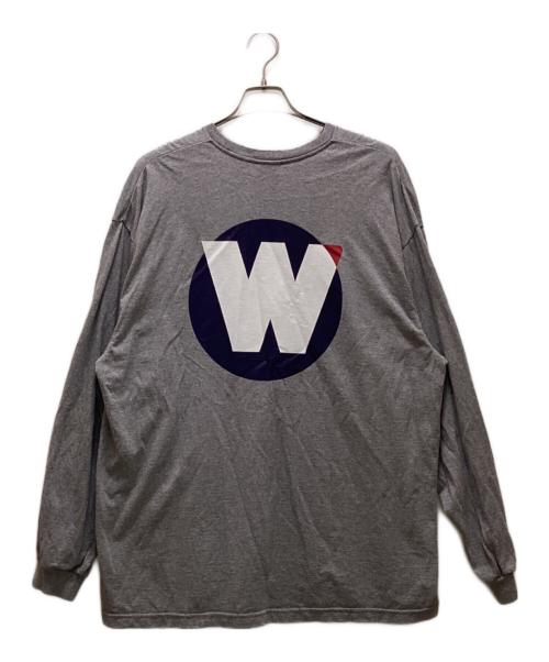 WTAPS（ダブルタップス）WTAPS (ダブルタップス) ロゴプリントL/Sカットソー グレー サイズ:03の古着・服飾アイテム