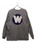 WTAPS (ダブルタップス) ロゴプリントL/Sカットソー グレー サイズ:03：10000円