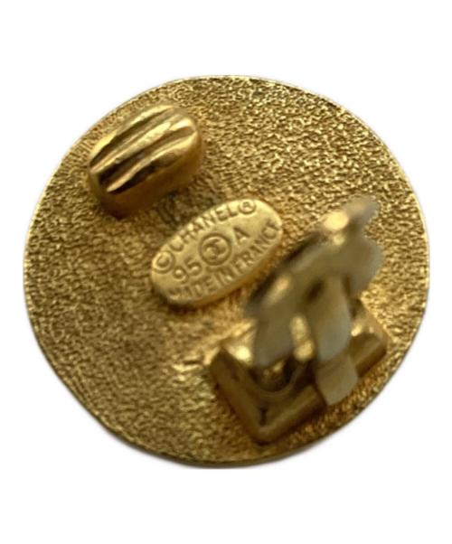 CHANEL（シャネル）CHANEL (シャネル) ココマーク サークルイヤリング ブラックの古着・服飾アイテム