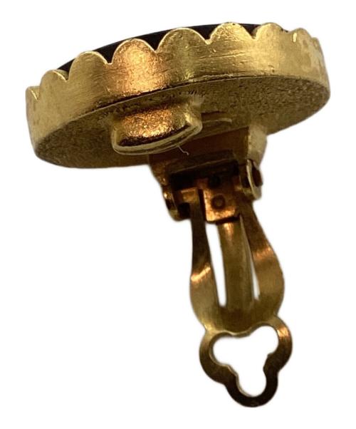 CHANEL（シャネル）CHANEL (シャネル) ココマーク サークルイヤリング ブラックの古着・服飾アイテム