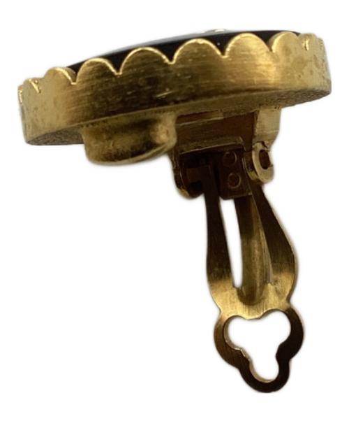 CHANEL（シャネル）CHANEL (シャネル) ココマーク サークルイヤリング ブラックの古着・服飾アイテム