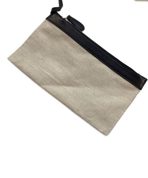 BALENCIAGA（バレンシアガ）BALENCIAGA (バレンシアガ) ネイビー カバス S キャンバストートバッグ ナチュラル×ブラックの古着・服飾アイテム