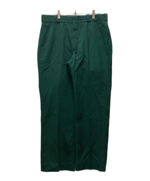 Unitog（ユニトグ）Unitog (ユニトグ) ヘリンボーンワークパンツ グリーン サイズ:36の古着・服飾アイテム