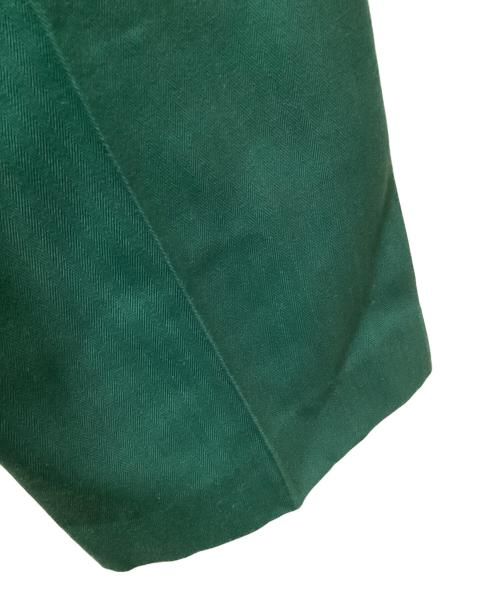 Unitog（ユニトグ）Unitog (ユニトグ) ヘリンボーンワークパンツ グリーン サイズ:36の古着・服飾アイテム