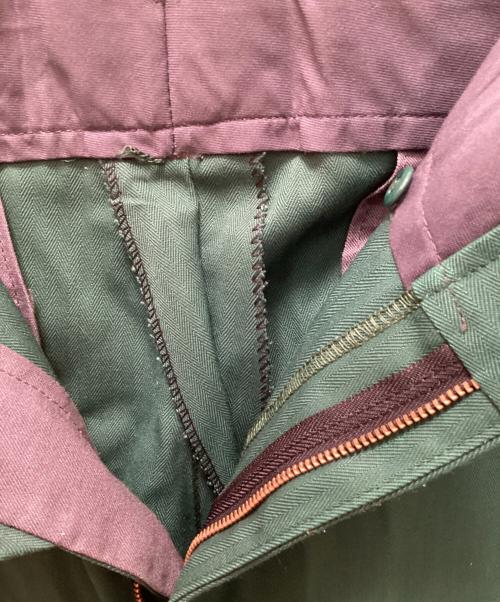 Unitog（ユニトグ）Unitog (ユニトグ) ヘリンボーンワークパンツ グリーン サイズ:36の古着・服飾アイテム