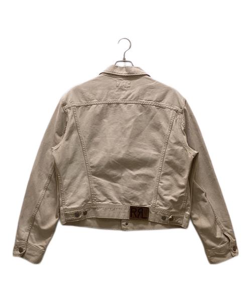 RRL（ダブルアールエル）RRL (ダブルアールエル) ダックトラッカージャケット アイボリー サイズ:Lの古着・服飾アイテム