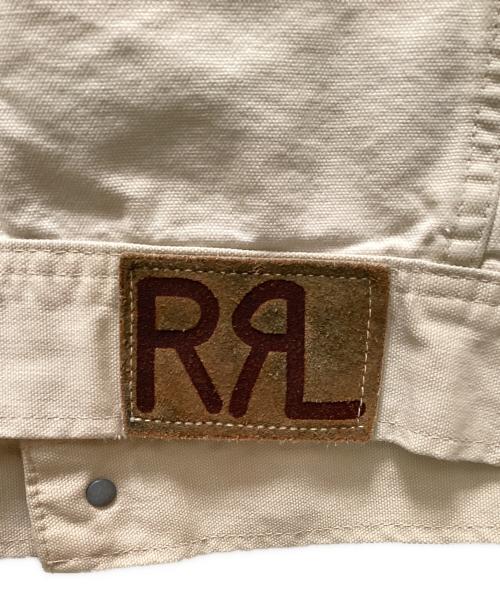 RRL（ダブルアールエル）RRL (ダブルアールエル) ダックトラッカージャケット アイボリー サイズ:Lの古着・服飾アイテム