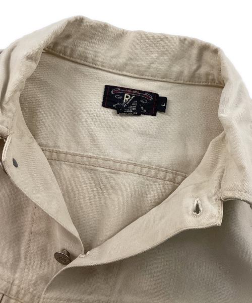 RRL（ダブルアールエル）RRL (ダブルアールエル) ダックトラッカージャケット アイボリー サイズ:Lの古着・服飾アイテム