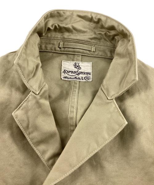 KAPTAIN SUNSHINE（キャプテンサンシャイン）KAPTAIN SUNSHINE (キャプテンサンシャイン) ハートボタン 3Bジャケット ベージュ サイズ:38の古着・服飾アイテム