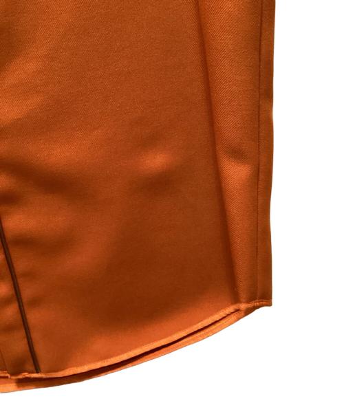 Viola Grae（ヴィオラグレー）Viola Grae (ヴィオラグレー) ホース刺繍ヴィンテージウエスタンシャツ オレンジ サイズ:16の古着・服飾アイテム