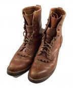 HATHORNハソーン）の古着「レースアップウエスタンブーツ」｜ブラウン