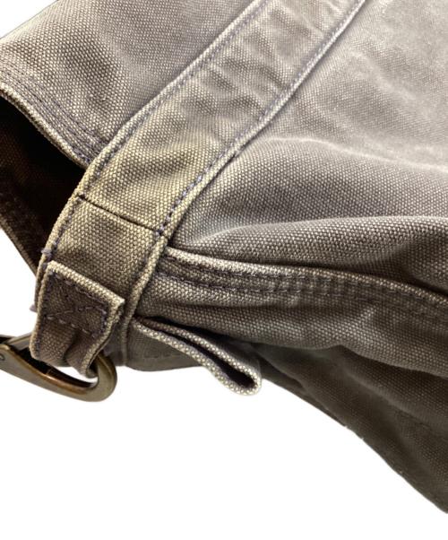 POLO JEANS CO.（ポロジーンズカンパニー）POLO JEANS CO. (ポロジーンズカンパニー) 星条旗ワッペン メッセンジャーバッグ ブラウンの古着・服飾アイテム