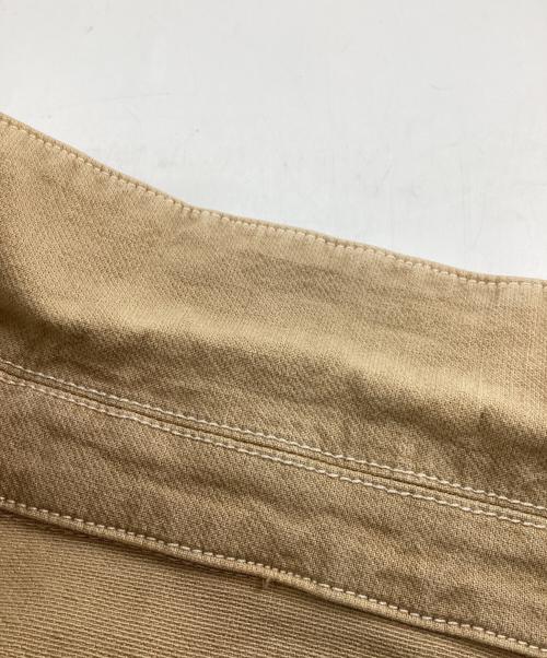 DIESEL（ディーゼル）DIESEL (ディーゼル) バーコードプリントカバーオール ベージュ サイズ:Sの古着・服飾アイテム