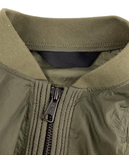 DIESEL（ディーゼル）DIESEL (ディーゼル) ナイロンフライトジャケット グリーン サイズ:Lの古着・服飾アイテム