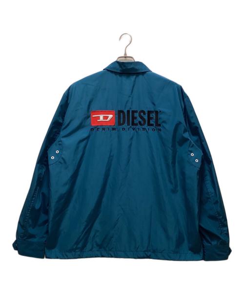 DIESEL（ディーゼル）DIESEL (ディーゼル) バックロゴコーチジャケット ブルー サイズ:Lの古着・服飾アイテム