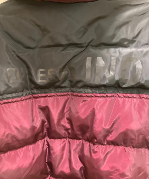 DIESEL（ディーゼル）DIESEL (ディーゼル) W-RUSSELL ダウンジャケット ブラウン サイズ:XLの古着・服飾アイテム