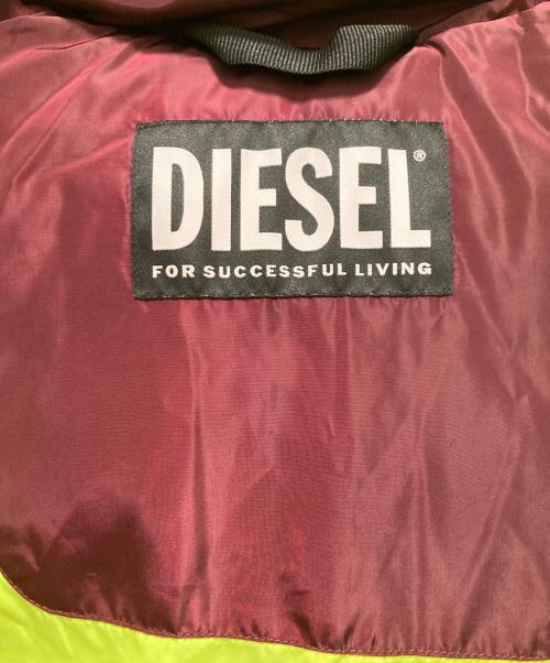 DIESEL（ディーゼル）DIESEL (ディーゼル) W-RUSSELL ダウンジャケット ブラウン サイズ:XLの古着・服飾アイテム