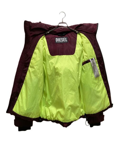 DIESEL（ディーゼル）DIESEL (ディーゼル) W-RUSSELL ダウンジャケット ブラウン サイズ:XLの古着・服飾アイテム