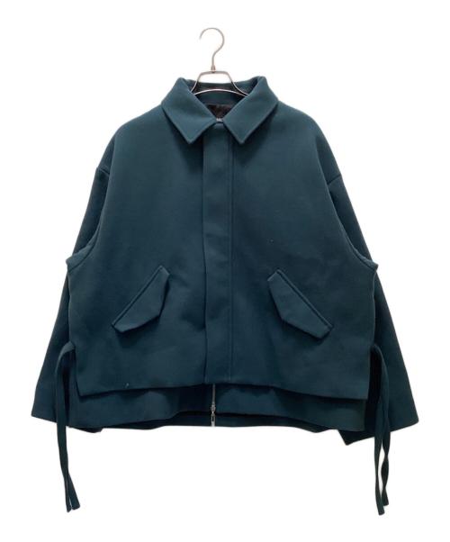 HARE（ハレ）HARE (ハレ) ウーリーテックレイヤードブルゾン グリーン サイズ:Mの古着・服飾アイテム