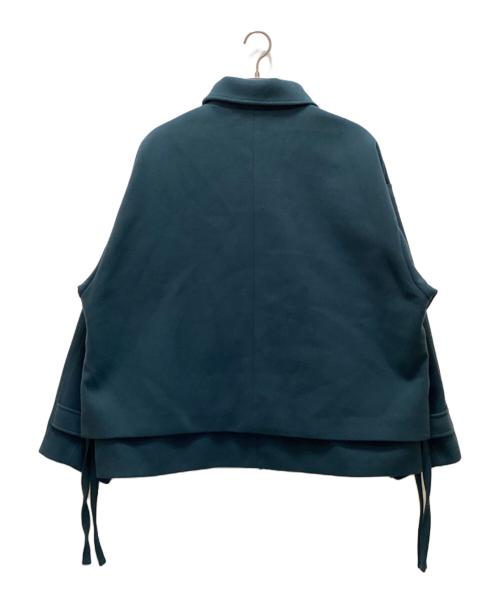 HARE（ハレ）HARE (ハレ) ウーリーテックレイヤードブルゾン グリーン サイズ:Mの古着・服飾アイテム
